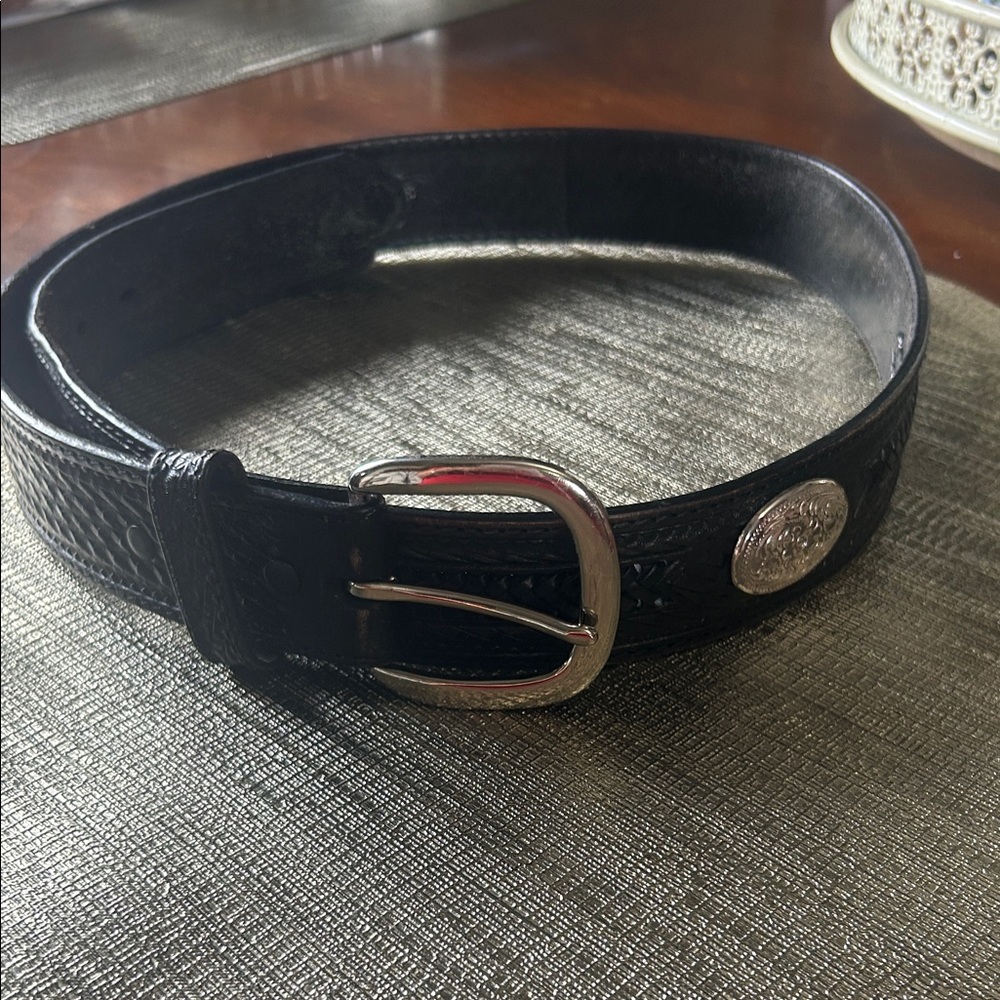 Men's Brown Leather Belt